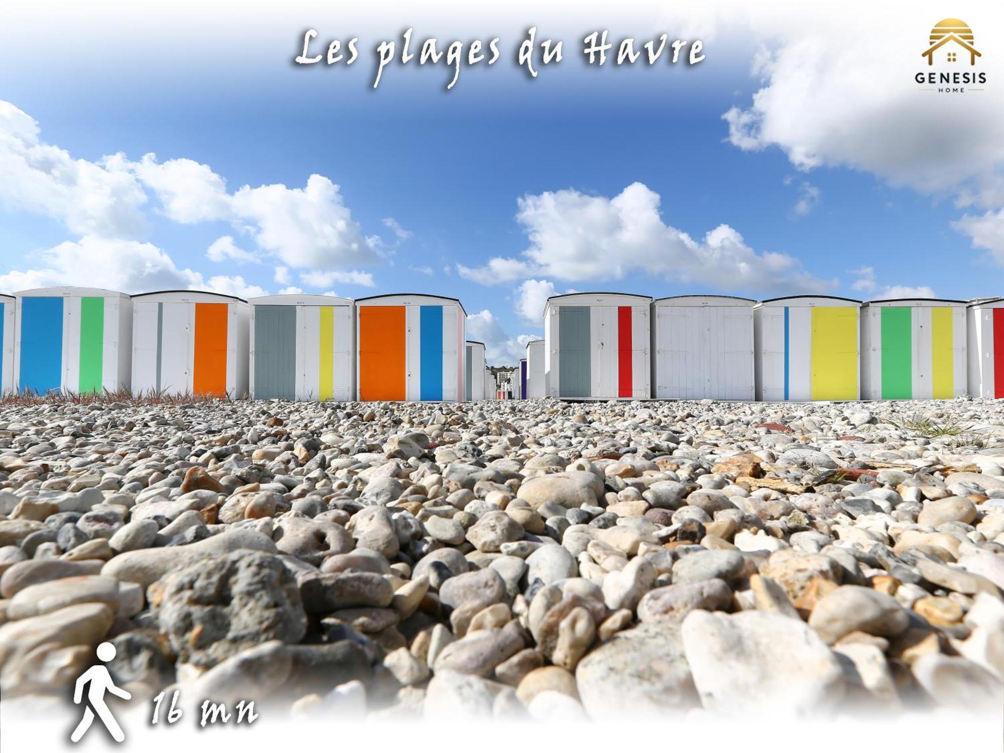 Cocon Perret Aux Plages Du Havre Хавър Екстериор снимка