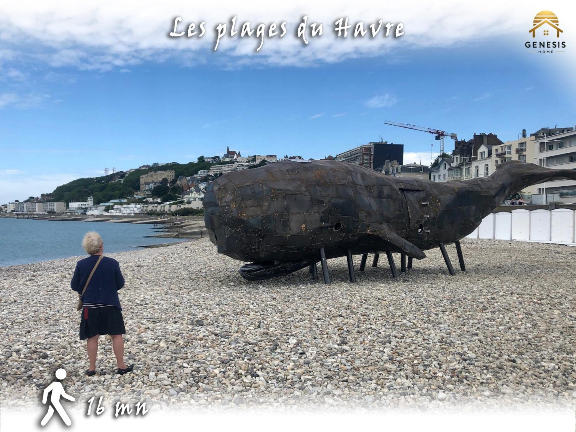 Cocon Perret Aux Plages Du Havre Хавър Екстериор снимка