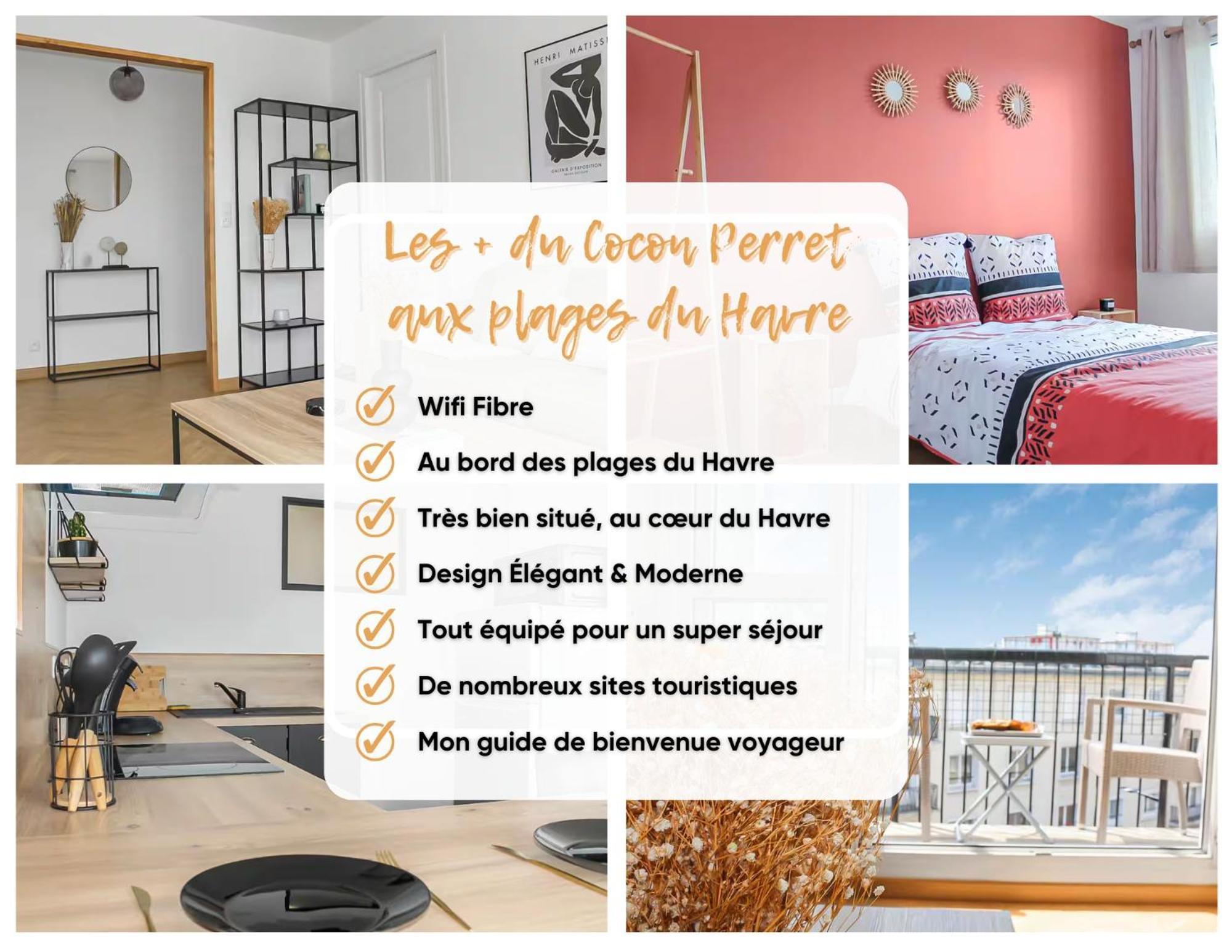 Cocon Perret Aux Plages Du Havre Хавър Екстериор снимка